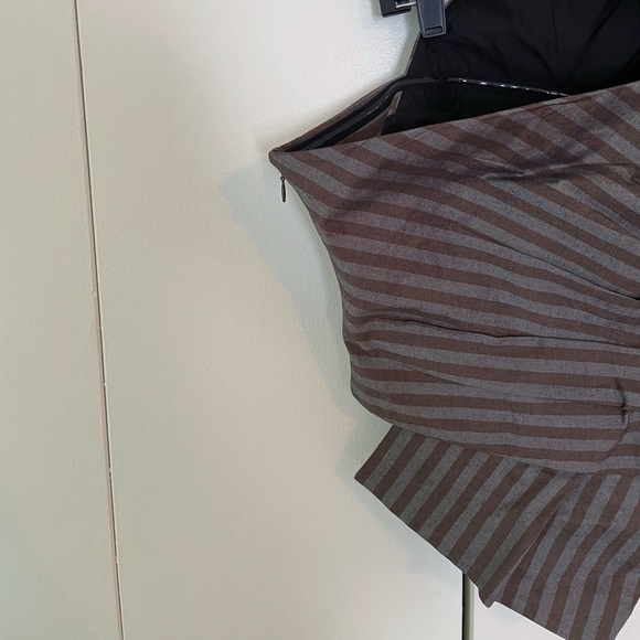 Tory Burch Stripe Wrap One Shoulder Top - Picture 8 of 10